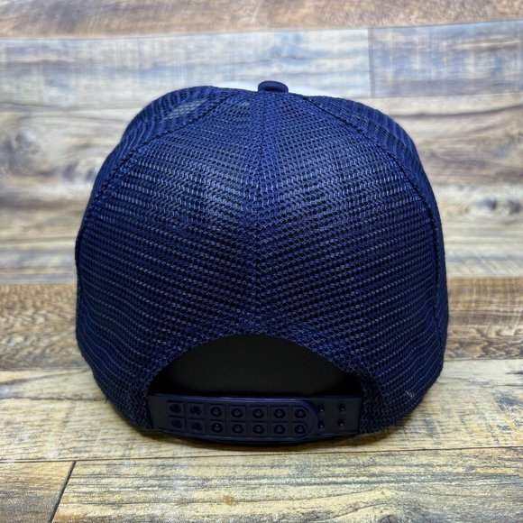 The Sopranos Satriale's Pork Store Unisex Trucker Hat Navy Snapback Baseball Cap - Picture 5 of 8